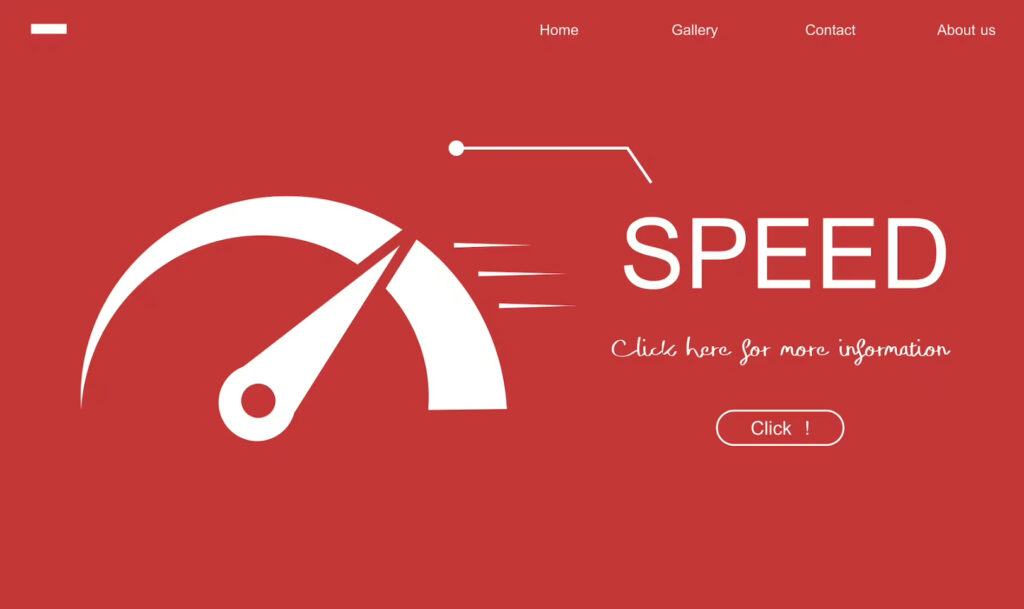 website speed and performance
